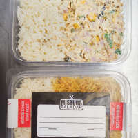Arroz branco e Salpicão P