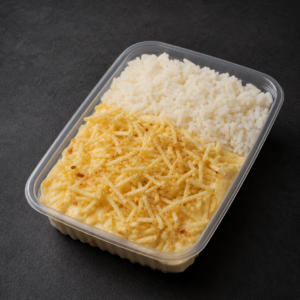 Arroz branco, Torta de Frango P